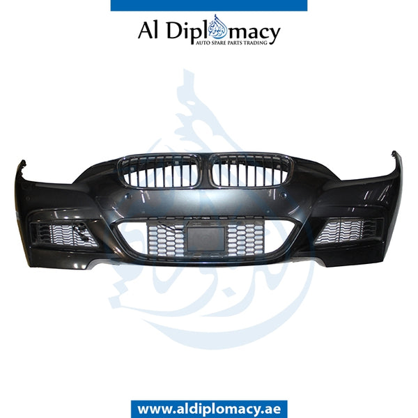 Front Bumper, WITH Wiper, AND CAMERA Hole, M Style, COMPLETE for BMW 3 Series F30 (2011-2015) models, Part Number UN-51118056562-CO